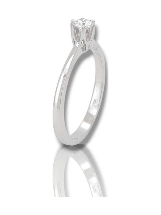 Mentzos Single Stone with Diamond