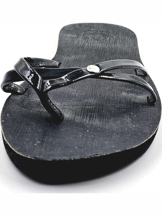 Women's Flip Flops in Black Color