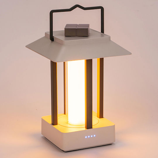 Sonora Sonora LED Wiederaufladbare Campinglaterne Wasserdicht mit Powerbank 125lm 3.3W Beige
