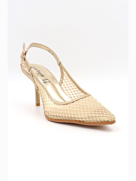 Laura Biagiotti Beige High Heels