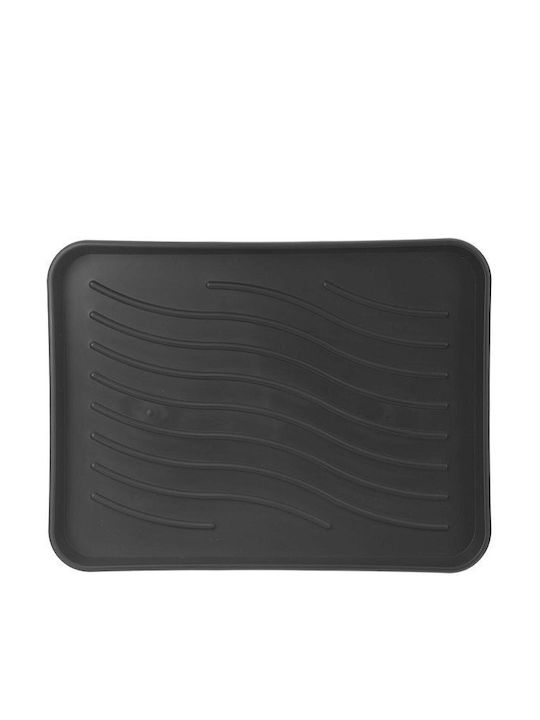 Orion Plastic Black Dish Rack with Drying Surface 50x38x2.5cm