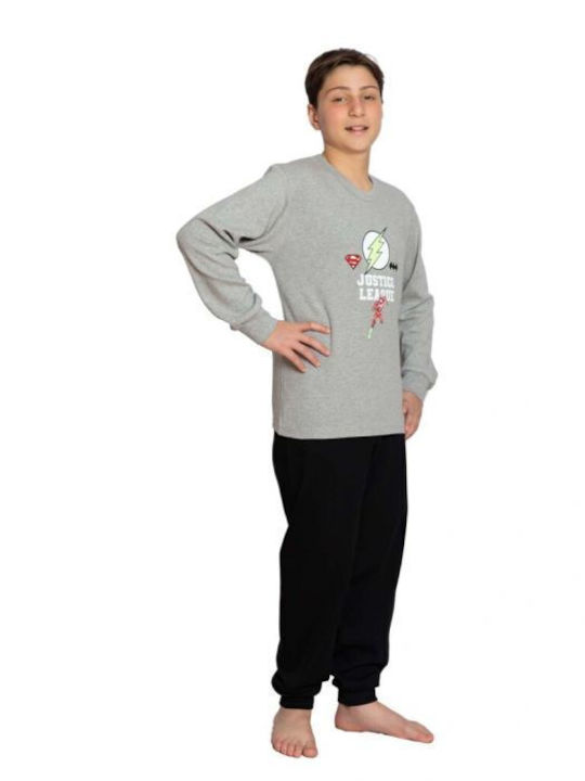 Nina Club Kids Pyjamas Cotton GRAY Justice NC347JL