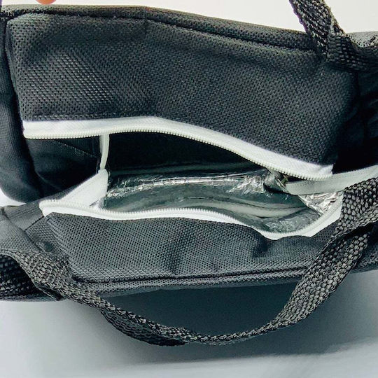 Zola Food Cooler Bag 21x14x15 Cm Black Unicorn Pattern