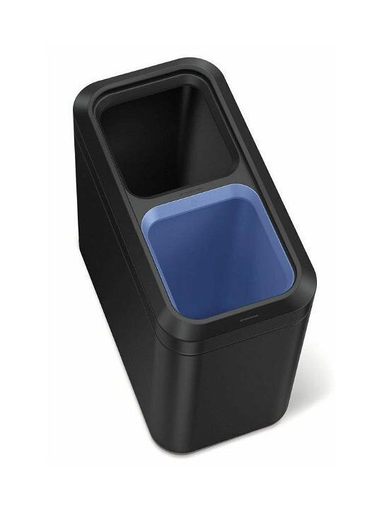 Simplehuman Abfalleimer Abfall Kunststoff Schwarz 1Stück