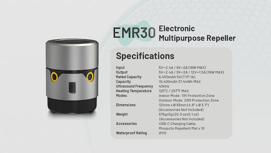 NiteCore Emr30 Ηλεκτρική Εντομοπαγίδα NI-9110101270_1