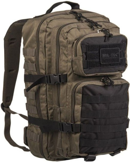 Mil-Tec Military Backpack Backpack made of Polyester Green/Coyote 36lt