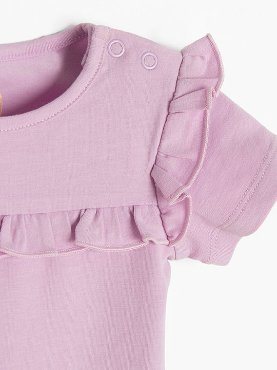 Cool Club Set Baby-Strampler Kurzärmelig Purple 2Stück