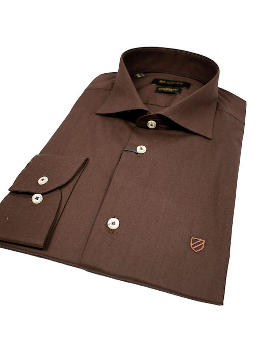 Bradley Men's Shirt Brown