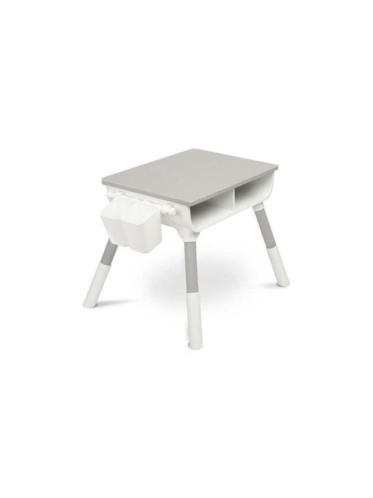 Toyz Kids Table Set with Chairs for Painting Made of Gray Plastic Toyz