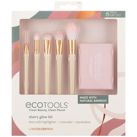 EcoTools Make Up Brush Set for Concealer Starry Eye 6pcs