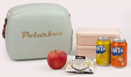 Polarbox Small Gold Edition Portable Fridge 6lt Pastel Green