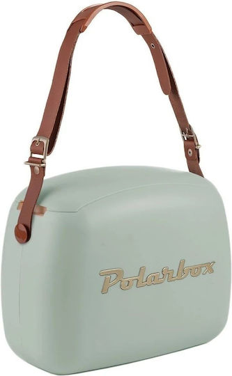 Polarbox Small Gold Edition Portable Fridge 6lt Pastel Green
