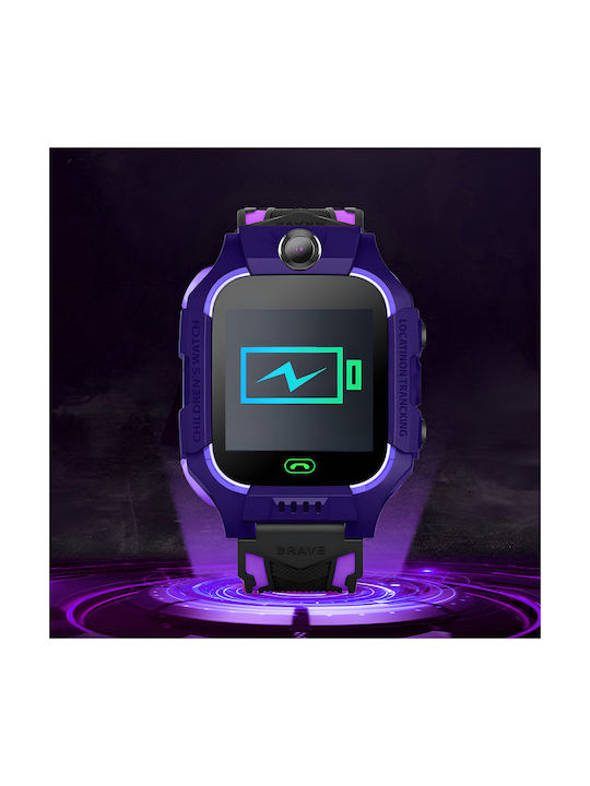 Ceasuri Pentru Copii Smartwatch Cu GPS Și Cameră Violet