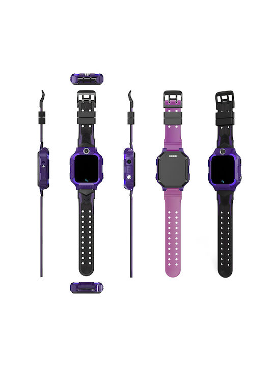 Ceasuri Pentru Copii Smartwatch Cu GPS Și Cameră Violet