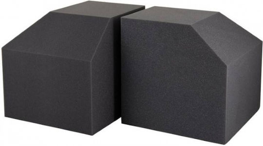 EQ Acoustics Project Corner Cubes Звукопоглъщащ Материал 2 Бройки 30см х 30см х 300мм в Сив Цвят