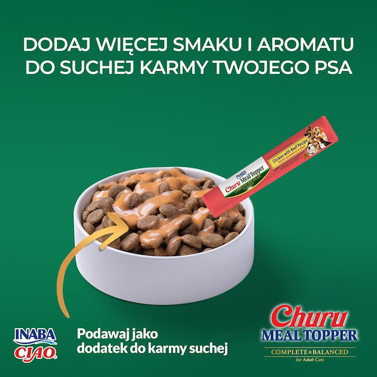 Inaba Răsfățuri Cu Pui / Carne De Vită Pentru Pisici Adulte 14gr