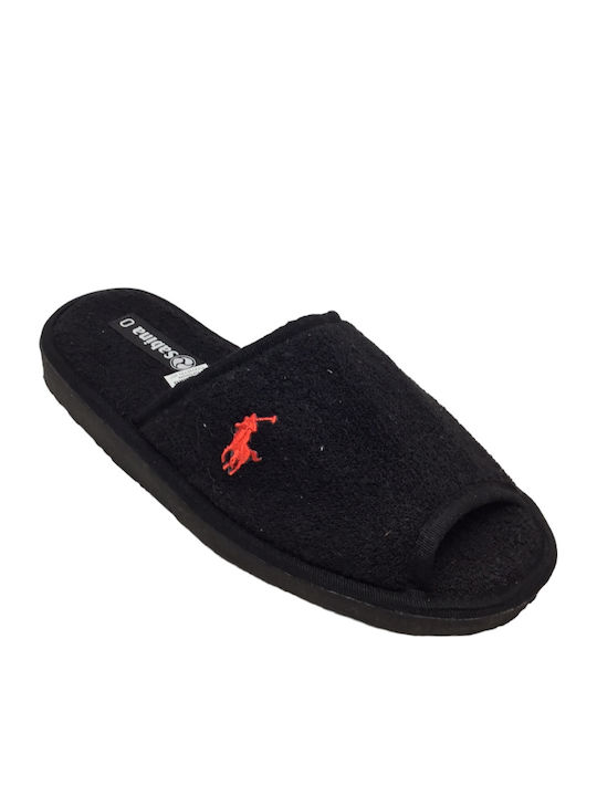 Men's Terry Slippers Black