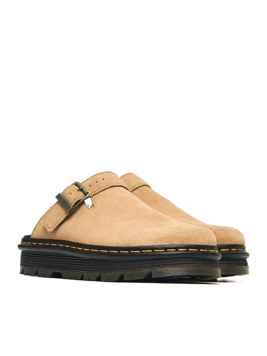 Dr. Martens Zebzag Γυναικεία Δερμάτινα Σαμπό Μπεζ