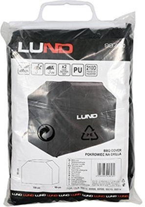 Lund Grillabdeckung Schwarz aus Oxford 100cmx95cmx60cm