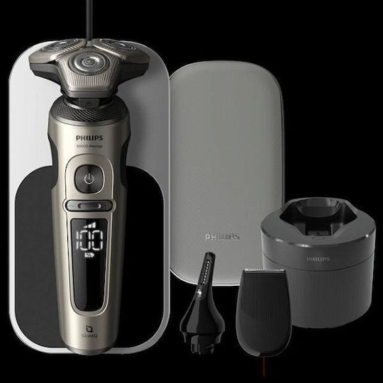 Philips Series 9000 Prestige SP9883/36 Περιστρεφόμενη Ξυριστική Μηχανή Προσώπου Επαναφορτιζόμενη