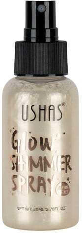 Ushas Glow Highlighter Lichid Pentru Corp Glow Shimmer Spray 01 80ml