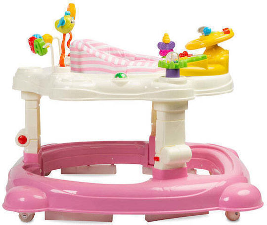 Caretero Baby Walker for 6+ Months Pink