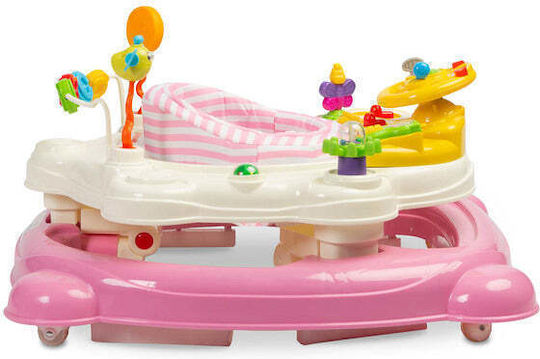 Caretero Baby Walker for 6+ Months Pink