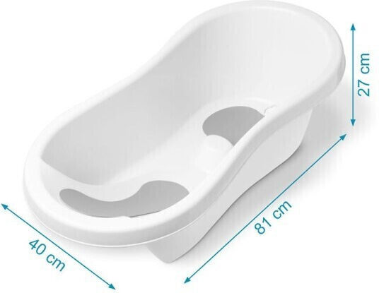Kiokids Baby Bath White