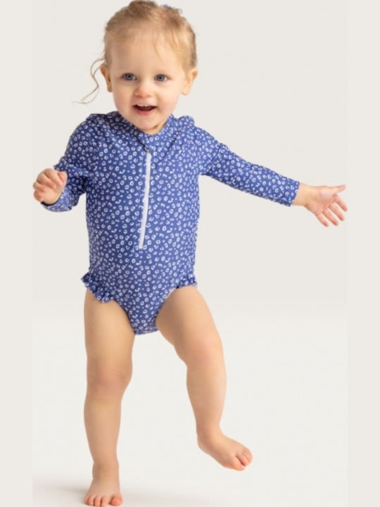 Fresk Kinder Badeanzug Einteilig Blue