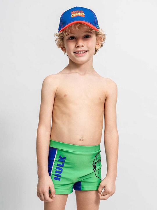 Disney Hulk Avengers Kids Swimwear Swim Shorts Green