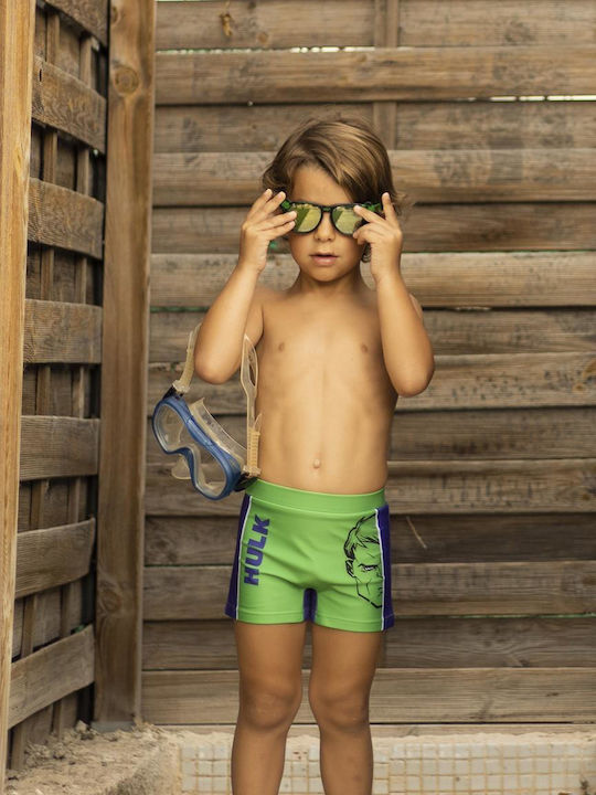 Disney Hulk Avengers Kids Swimwear Swim Shorts Green