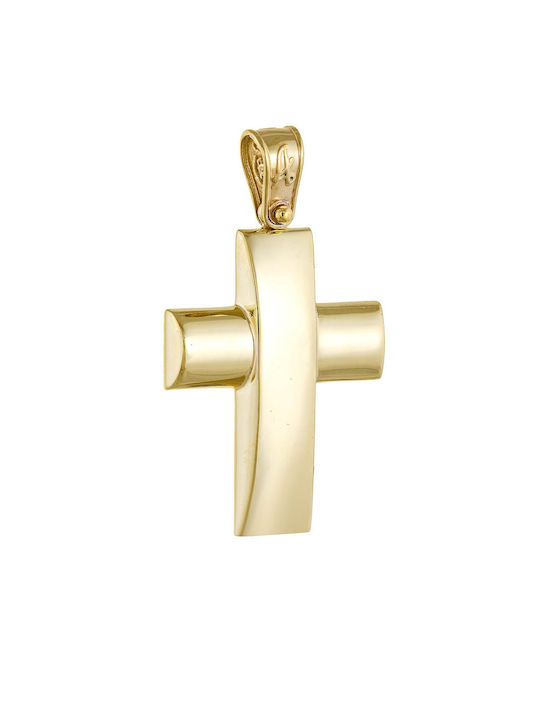 Kritsimis Women's Gold Cross 14K with Chain