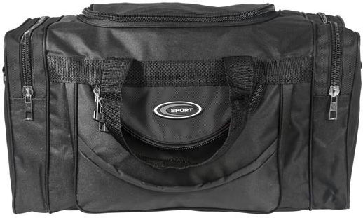 Stop to Shop Reisetasche Schwarz Stoff L68xB29xH30cm