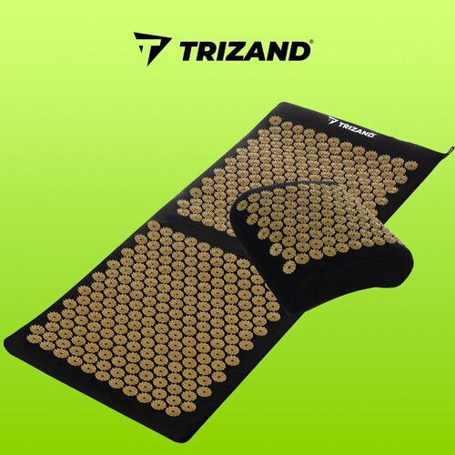Trizand Covoraș de masaj pentru corp Negru
