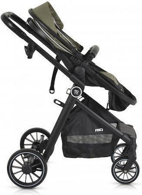 Moni Adjustable 2 in 1 Baby Stroller Suitable for Newborn Green