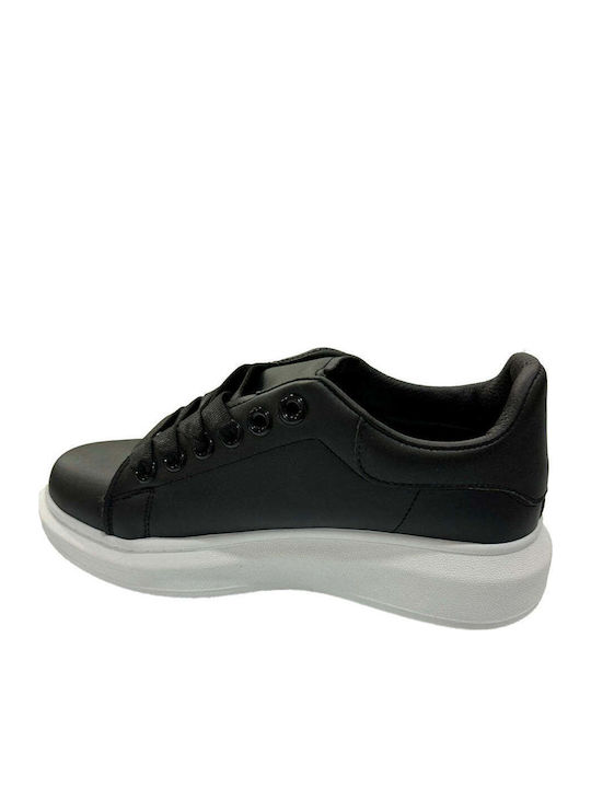 Damen Flatforms Sneakers Schwarz