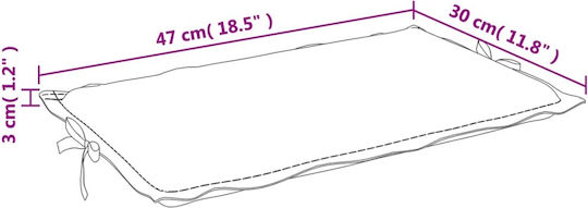 vidaXL Pernă Pentru Pat De Soare Cu Spătar Bej-Gri 58x186cm