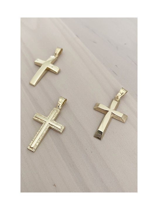 Kritsimis Women's Gold Cross 14K with Chain