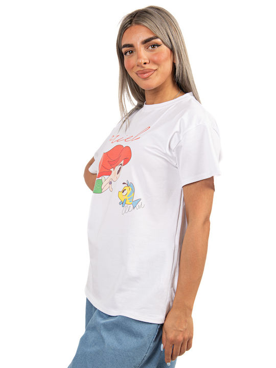 Ellen Femeie Tricou White