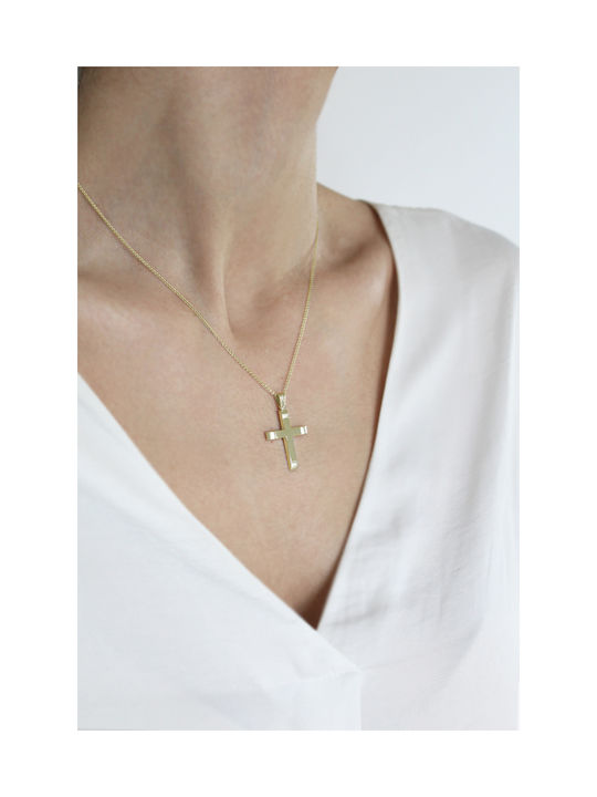 Kritsimis Gold Cross 14K with Chain