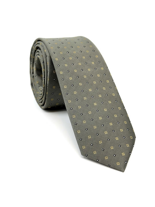 Legend Accessories Herren Krawatten Set Gedruckt in Khaki Farbe