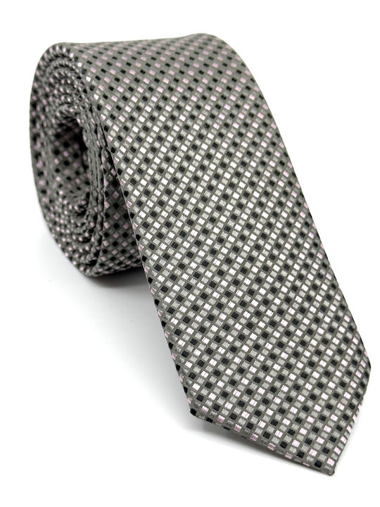 Legend Accessories Set de Cravată pentru Bărbați Tipărit în Culorea Gri