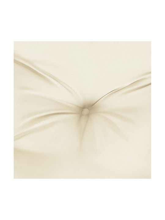 vidaXL Pernă Scaunului De Grădină Waterproof Albă 4 Bucăți 50x50cm
