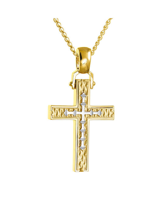 Kritsimis Gold Cross 14K with Chain