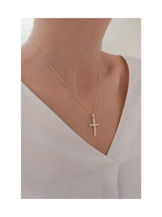 Kritsimis Gold Cross 14K with Chain