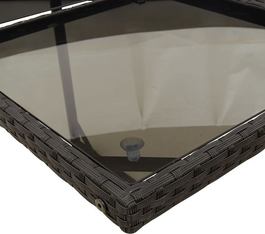 Garten- und Outdoor-Möbelsets 9 Stück Schwarz mit Kissen