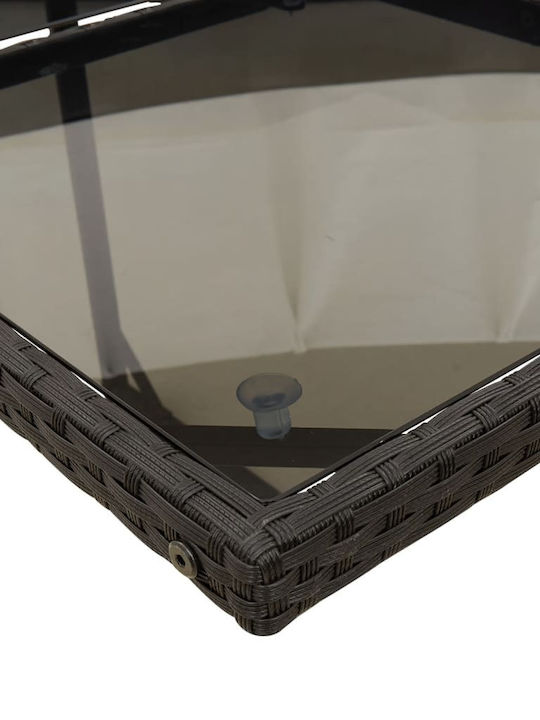 Set Sala De Mese Pentru Exterior 13 Piese Negru Cu Perne