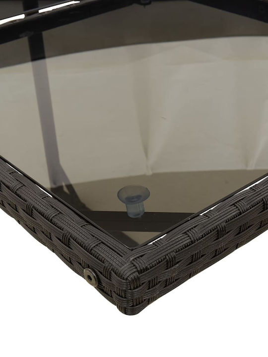 Set Sala De Mese Pentru Exterior 13 Piese Negru Cu Perne