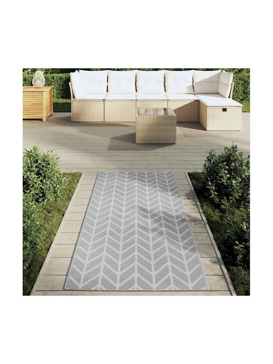 vidaXL Rug Outdoor Rectangular Grey