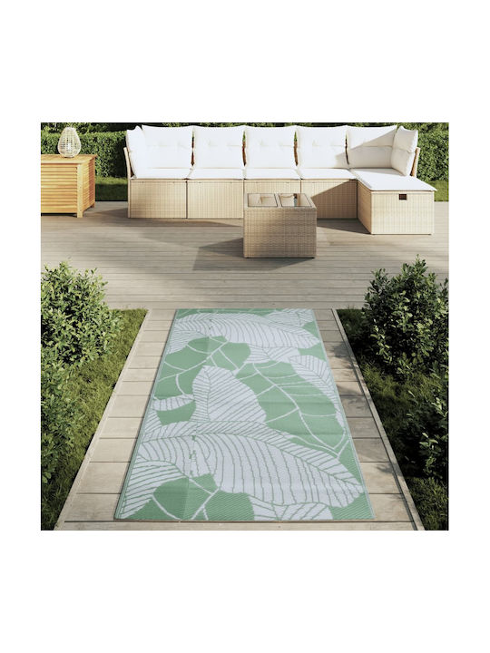 vidaXL Rug Outdoor Rectangular Green